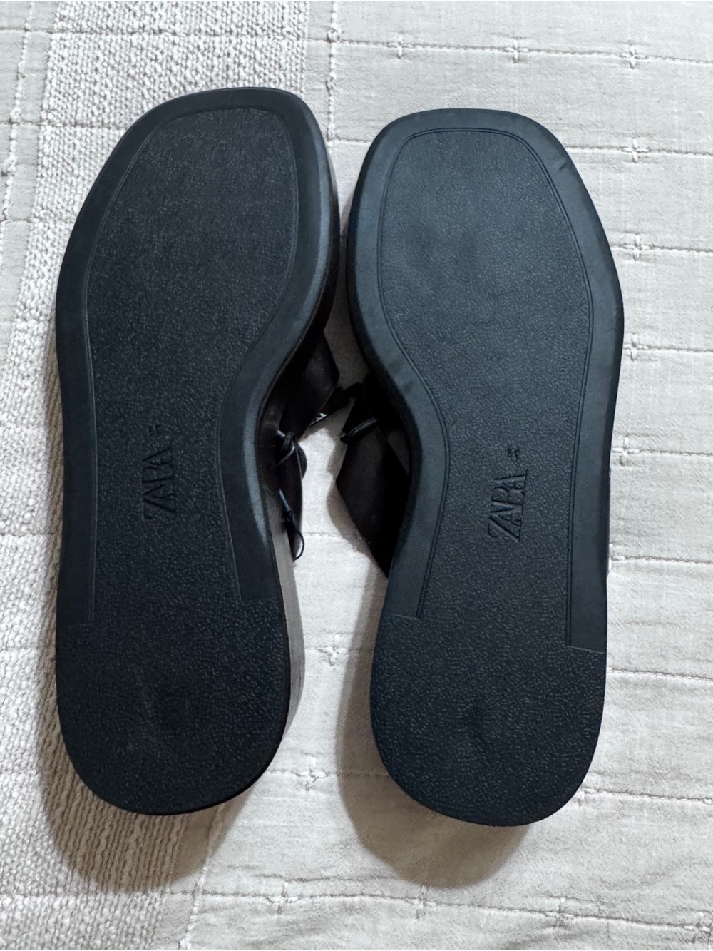 Zara Dark Brown Platform Thong Sandals - Picture 7 of 7